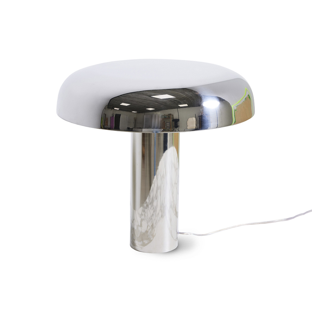 Lámpara Sobremesa Mushroom Cromo - Liderlamp