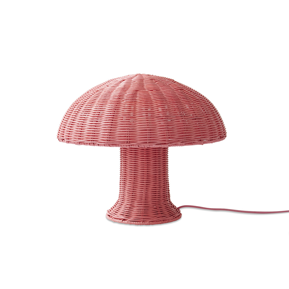 Lámpara de Sobremesa Rattan Blush - Liderlamp