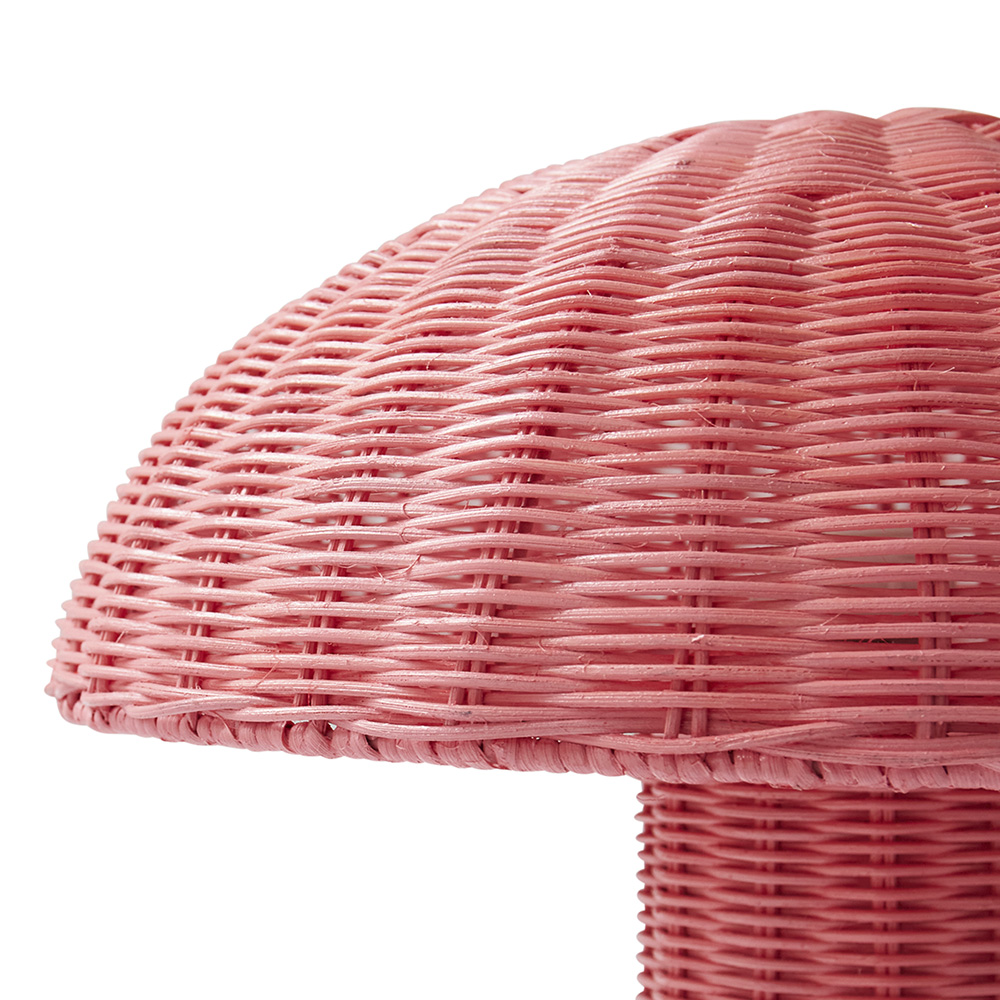Lámpara de Sobremesa Rattan Blush - Liderlamp
