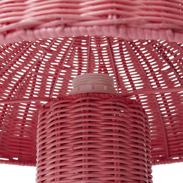 Lámpara de Sobremesa Rattan Blush - Liderlamp