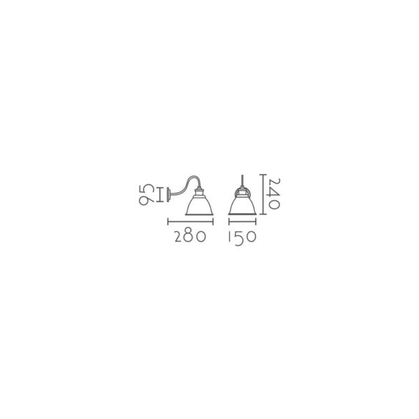 Aplique Cottage Croquis - Liderlamp