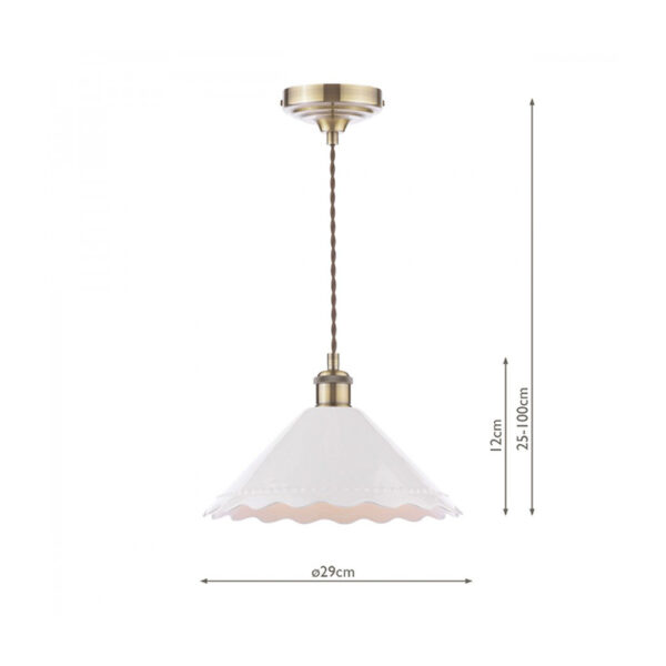 Colgante Daws lámpara de techo 1 luz - Liderlamp