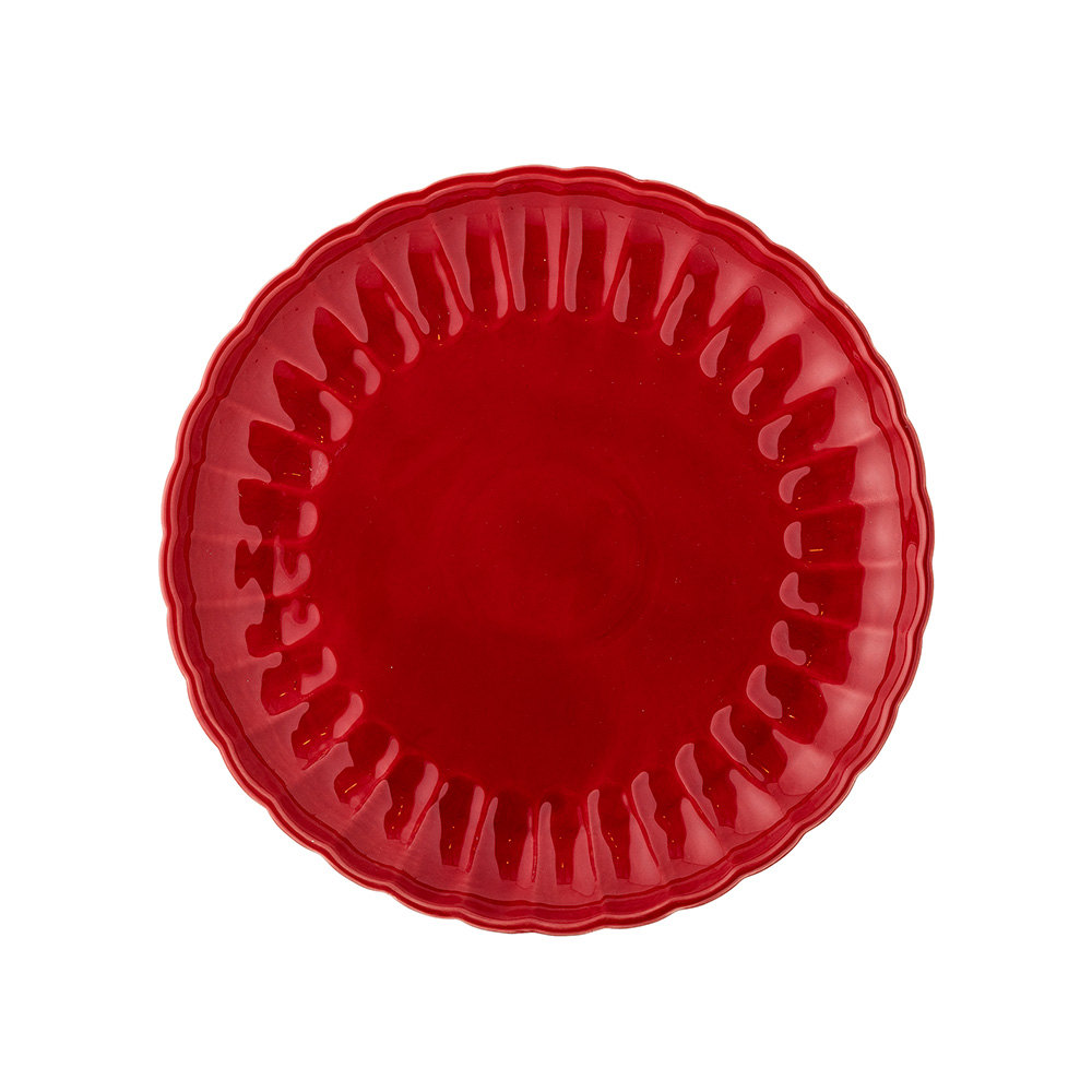 Plato Latina Rojo Grande - Liderlamp