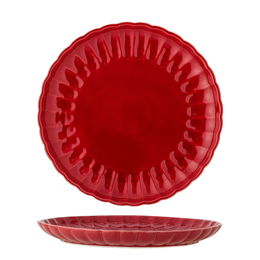 Plato Latina Rojo Grande - Liderlamp