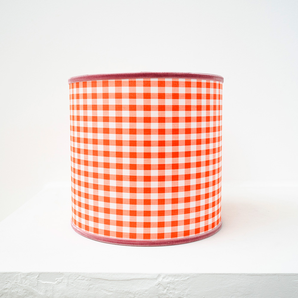 Pantalla Vichy Naranja - Liderlamp