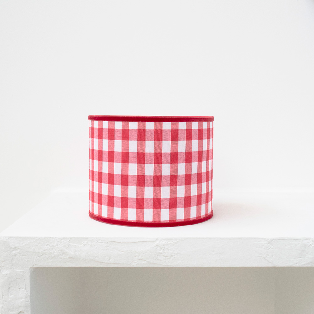 Pantalla Vichy Roja - Liderlamp