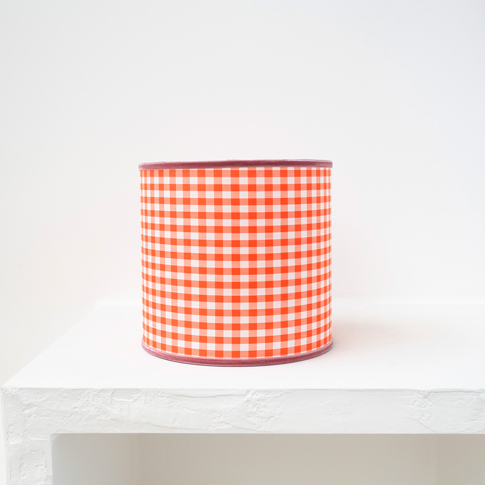 Pantalla Vichy Naranja - Liderlamp
