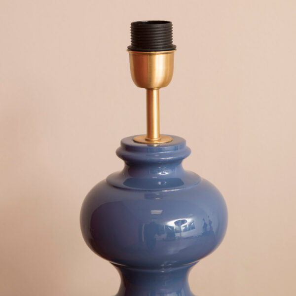 Lámpara Sobremesa Galera Azul Detalle - Liderlamp