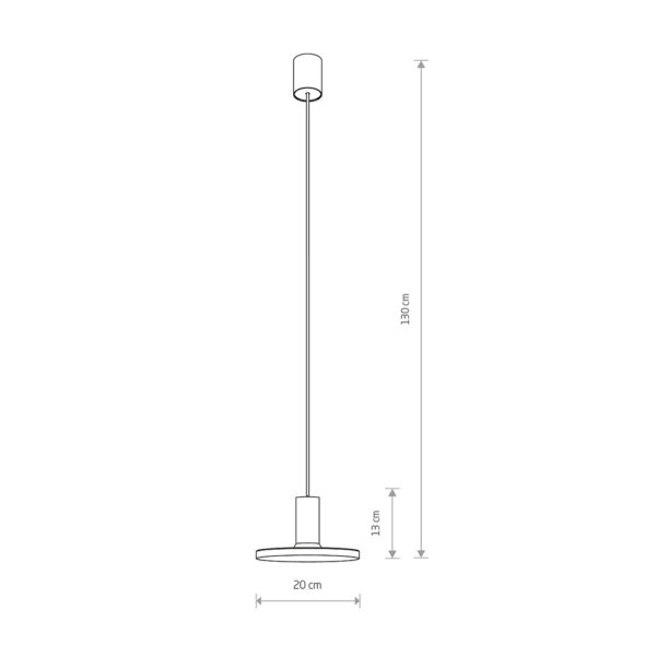 Colgante Hannut Negro Liderlamp Medidas