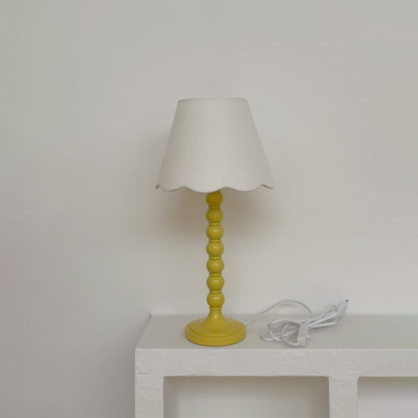 Base de Mesa Spool Amarillo Liderlamp