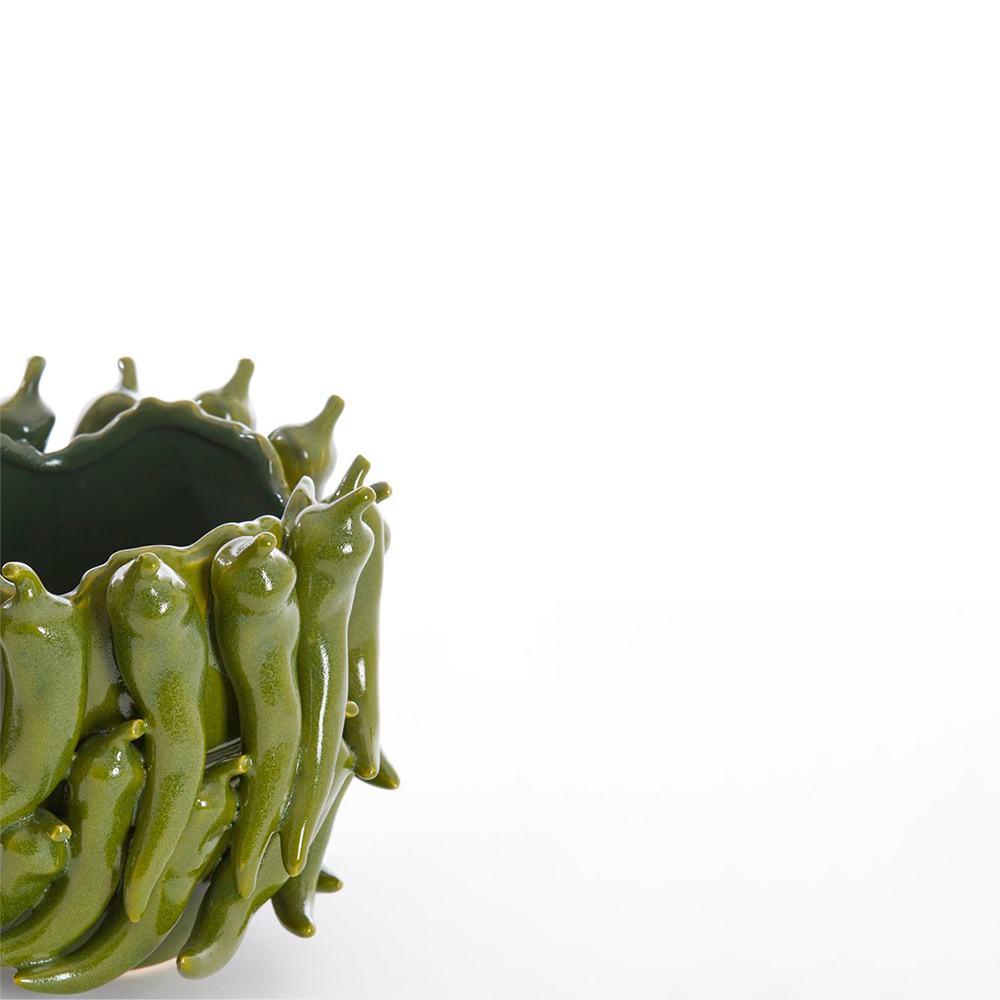 Jarrón Pimientos Verde Liderlamp