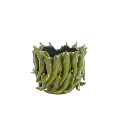 Jarrón Pimientos Verde Liderlamp