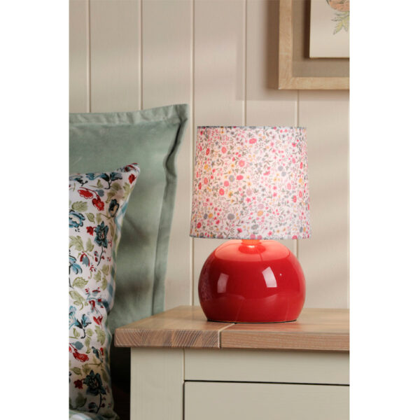Lámpara de mesa Knowlton Rosa Liderlamp Detalle