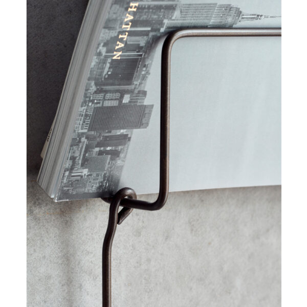 Revistero Negro Liderlamp Detalle