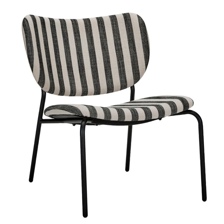 Silla Longa Blanca y Negra - Liderlamp