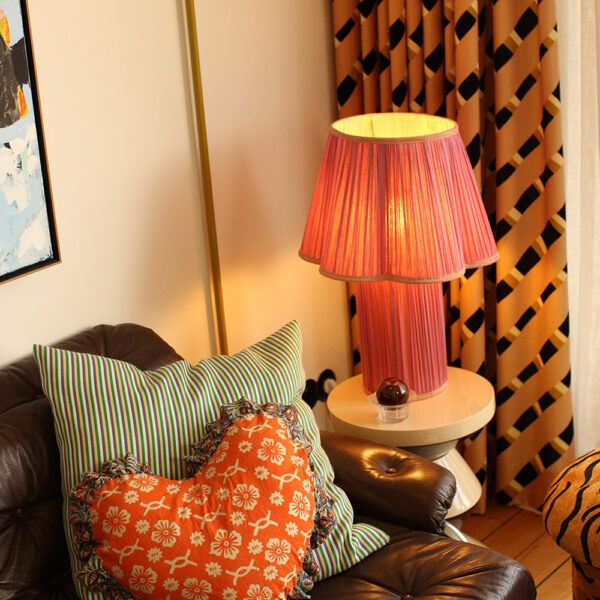 Lámpara de Sobremesa Myra grande Fucsia - Liderlamp