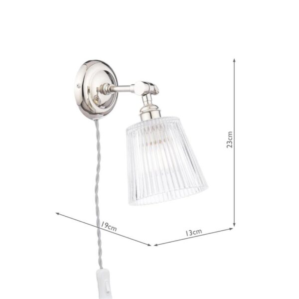 Aplique Laurel Niquel Liderlamp