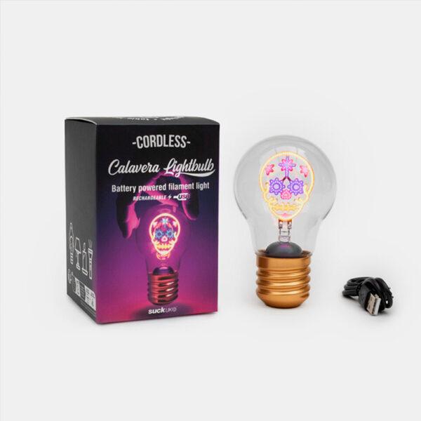 Bombilla Inalámbrica Calavera Liderlamp