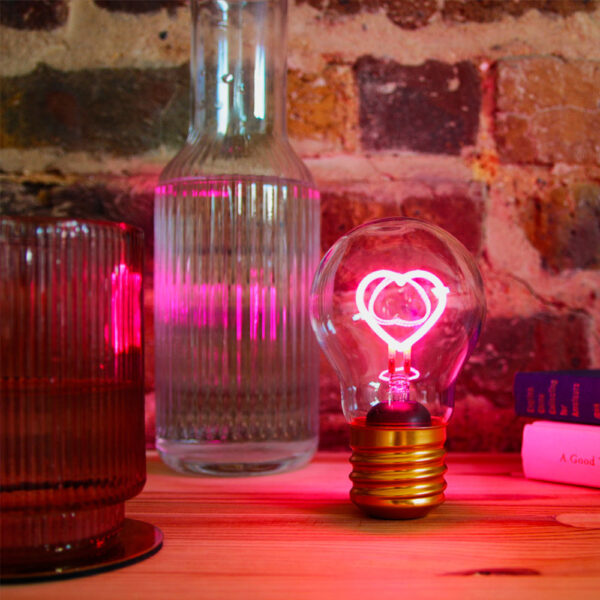 Bombilla Inalámbrica Corazón Liderlamp