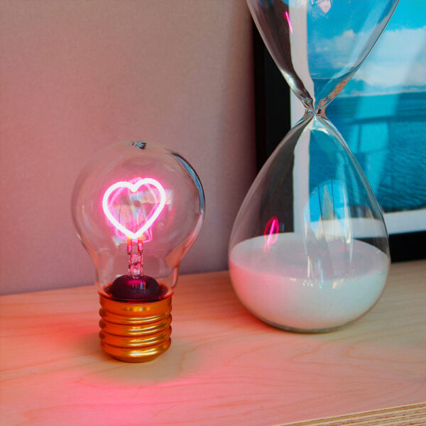 Bombilla Inalámbrica Corazón Liderlamp