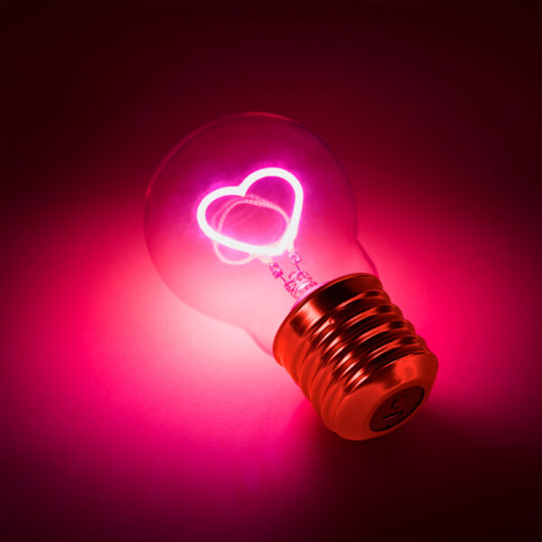 Bombilla Inalámbrica Corazón Liderlamp