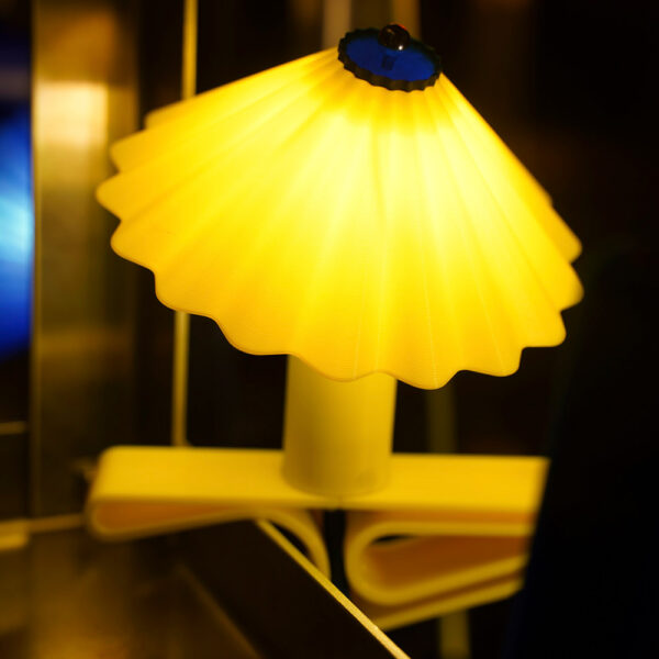 Lámpara pinza Parasol, Amarilla Liderlamp