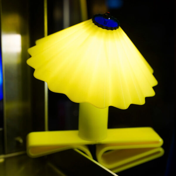 Lámpara pinza Parasol, Amarilla Liderlamp