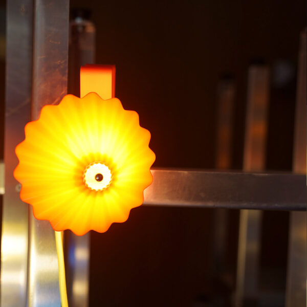 Lámpara pinza Parasol, Rosa Liderlamp