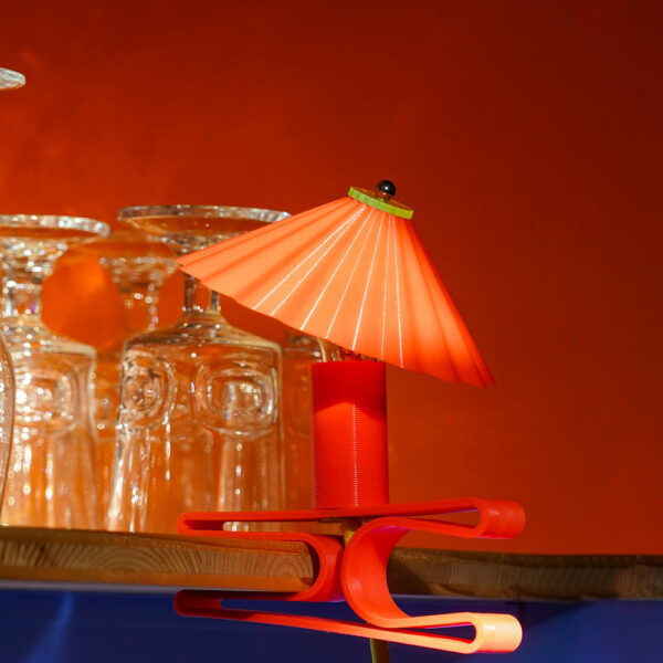 Lámpara pinza Parasol, Rosa Liderlamp