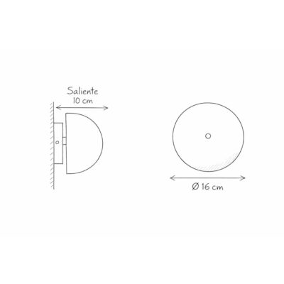 Nimbo 16 - Liderlamp - Medidas
