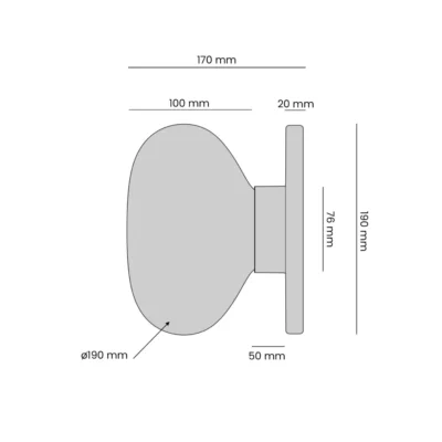APLIQUE ACERO CREMA - Liderlamp