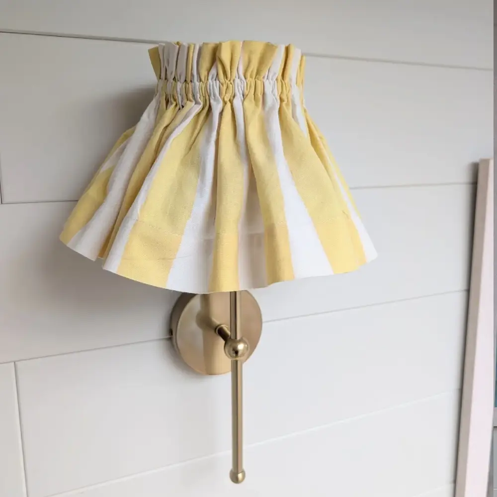 Cubre pantalla Gr Rayas Limón - Liderlamp