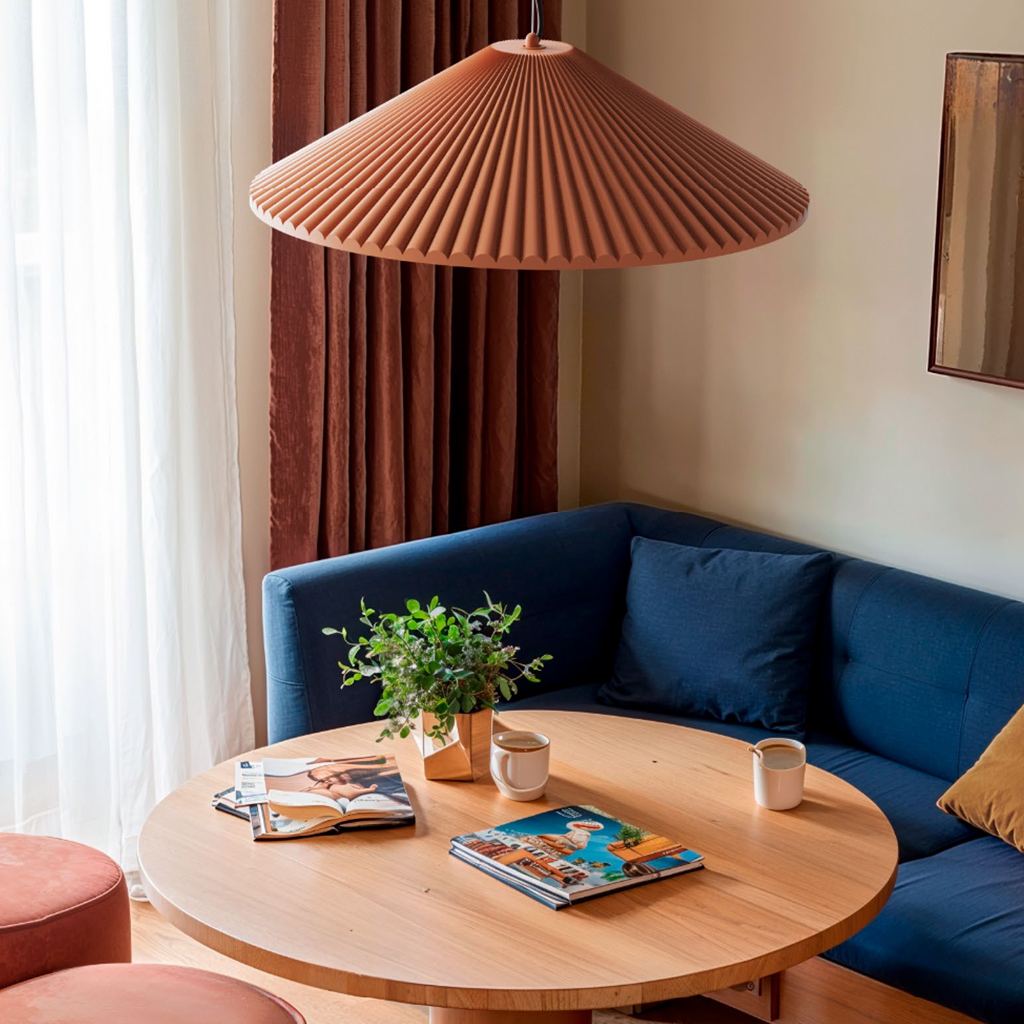 Lámpara Colgante Elena Terracota - Liderlamp