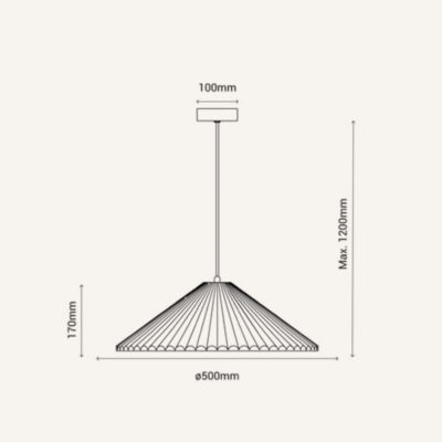 Lámpara Colgante Elena - Liderlamp