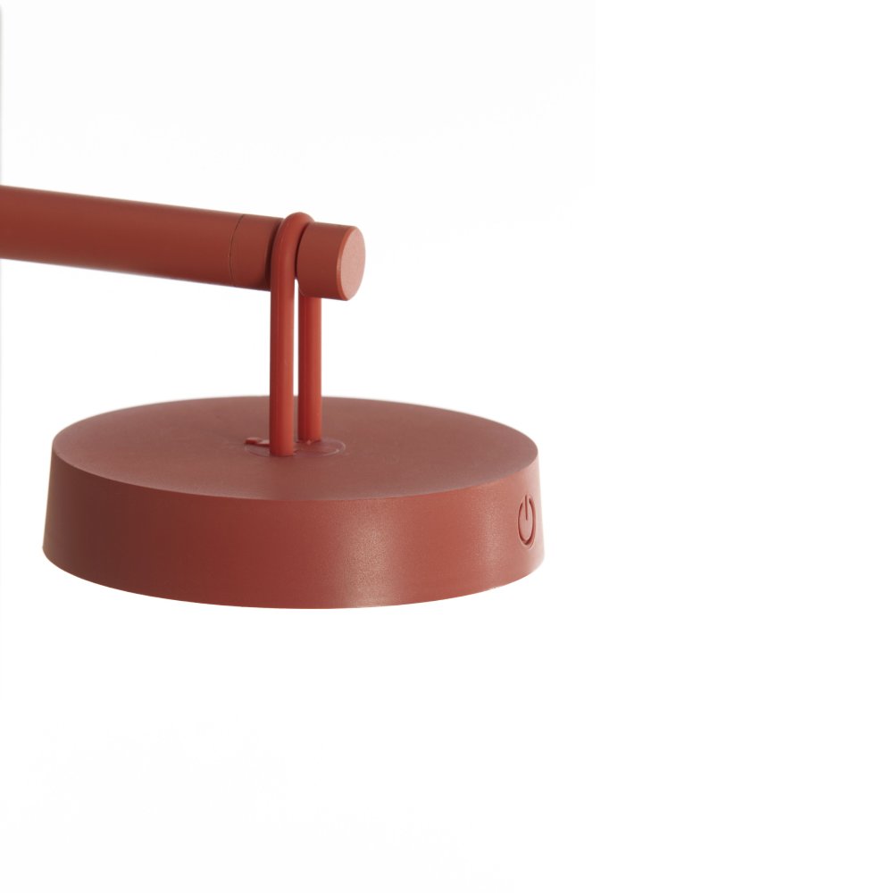 Lámpara Inalámbrica Aplique de Pared Toliara rojo - Liderlamp