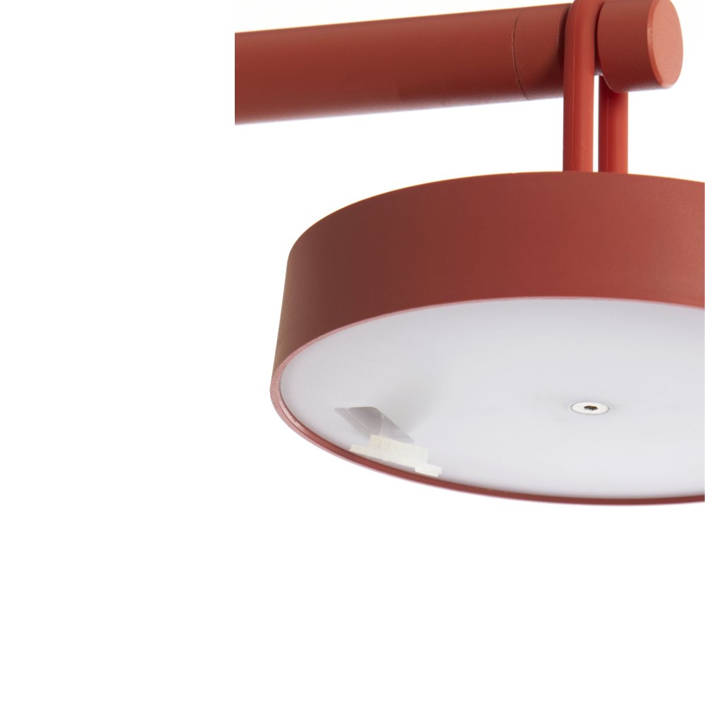 Lámpara Inalámbrica Aplique de Pared Toliara rojo - Liderlamp