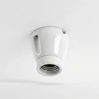 Aplique Cerámica 1XE27 BLANCO - Liderlamp