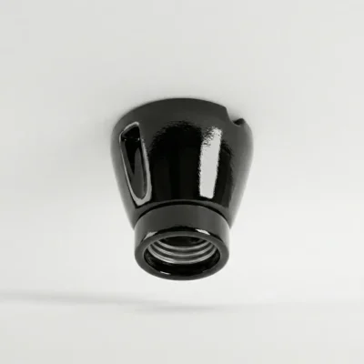 Aplique Cerámica 1XE27 NEGRO - Liderlamp