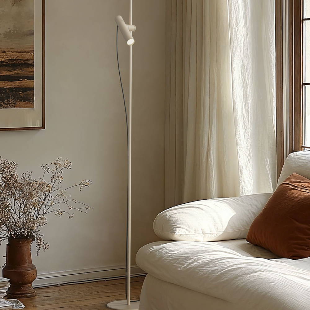 Pie salón Siena Blanco - LIderlamp