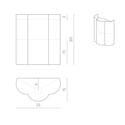 Aplique Oroneta Lino Tostado - Liderlamp