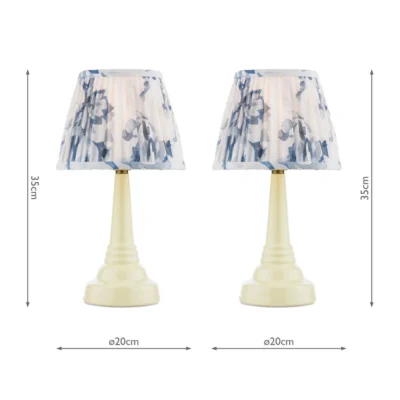 Set Sobremesas Crema - Liderlamp