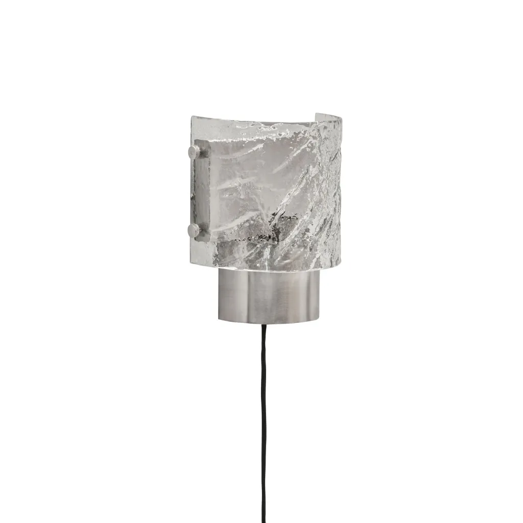 Wall lamp, HDType, Brushed silver - Liderlamp
