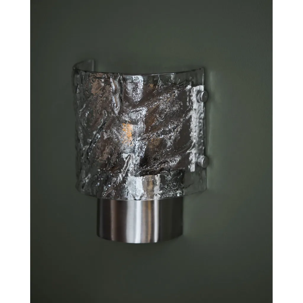 Wall lamp, HDType, Brushed silver - Liderlamp
