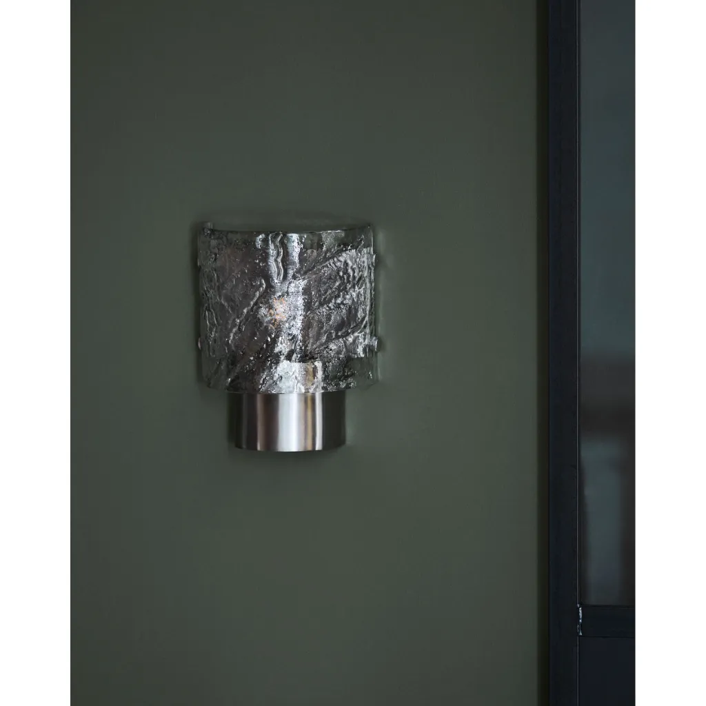 Wall lamp, HDType, Brushed silver - Liderlamp