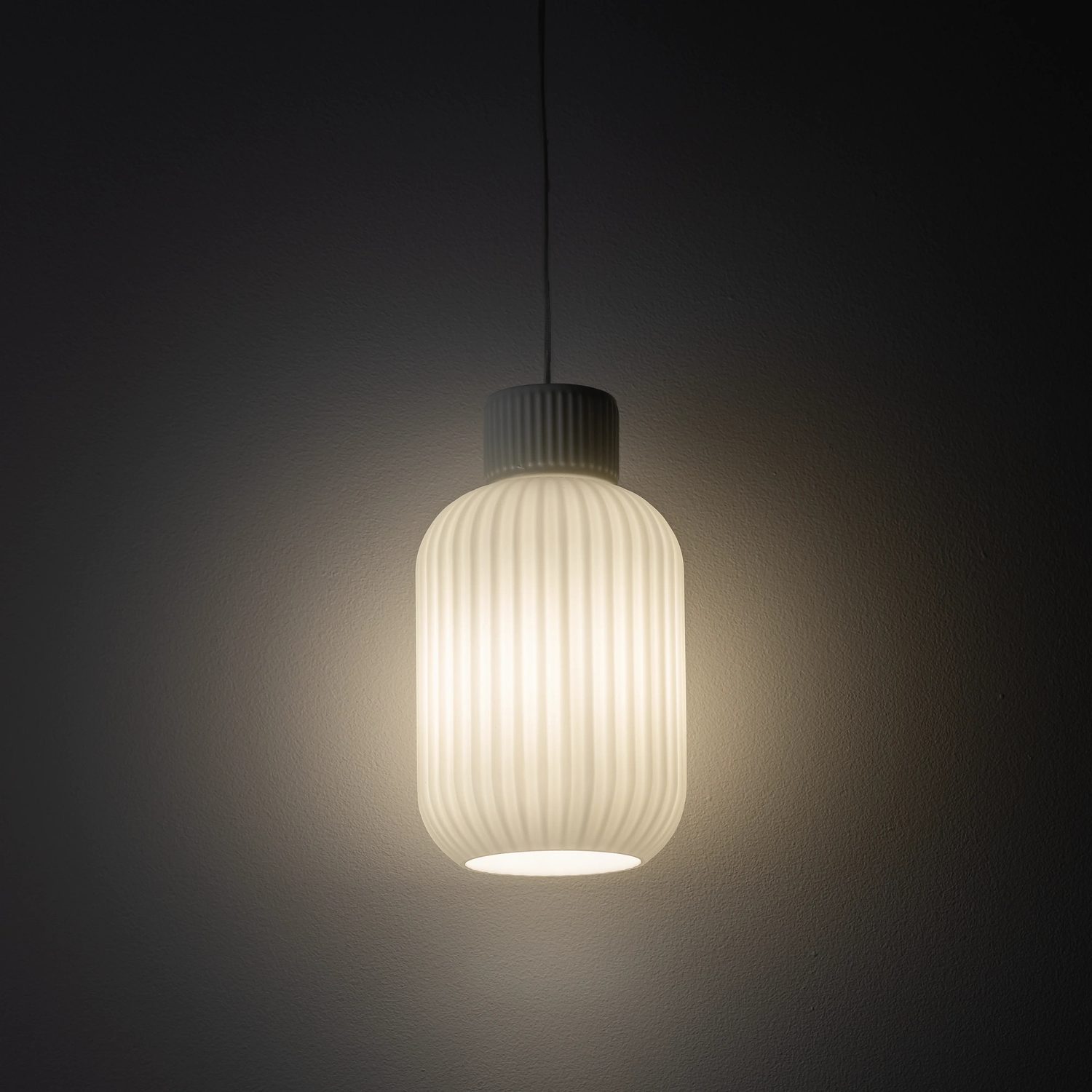 COLGANTE AURORA PEQUEÑO BEIGE - Liderlamp