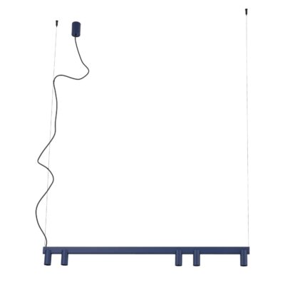 COLGANTE FOURTY LINE 5L AZUL - Liderlamp