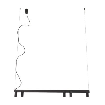 COLGANTE FOURTY LINE 5L NEGRO - Liderlamp
