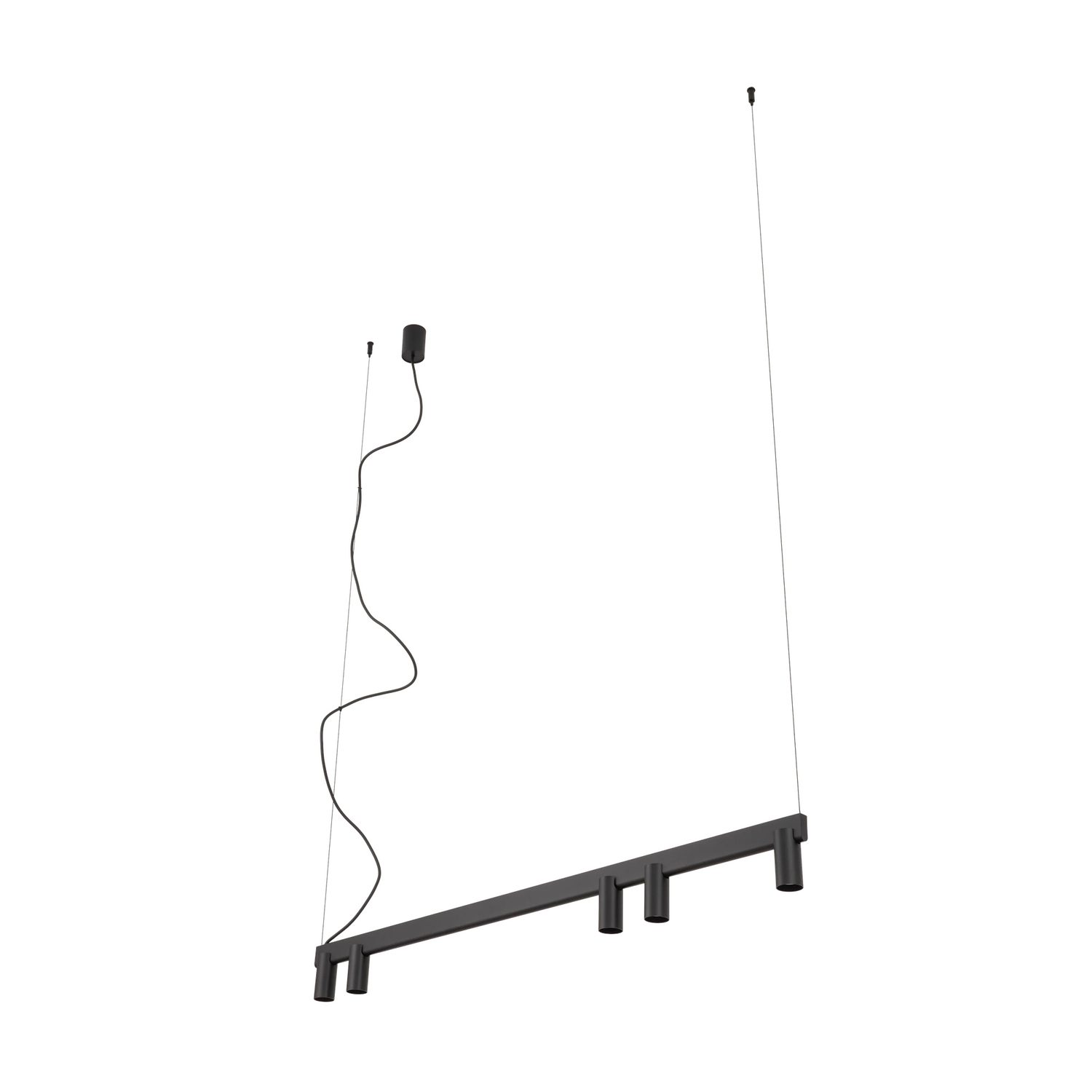 COLGANTE FOURTY LINE 5L NEGRO - Liderlamp