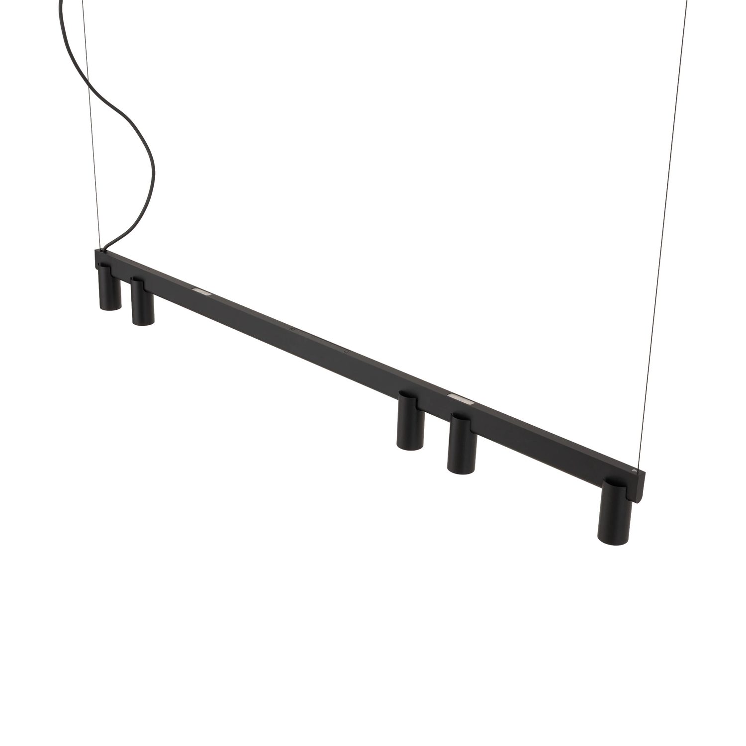 COLGANTE FOURTY LINE 5L NEGRO - Liderlamp