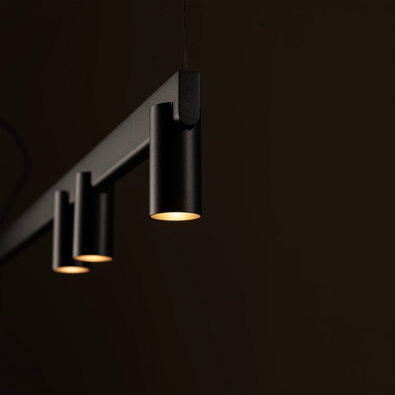 COLGANTE FOURTY LINE 5L NEGRO - Liderlamp
